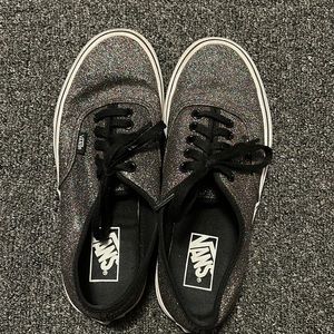 Vans Black Sparkly Shoes
